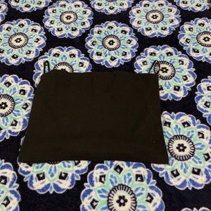 Black plain tube top